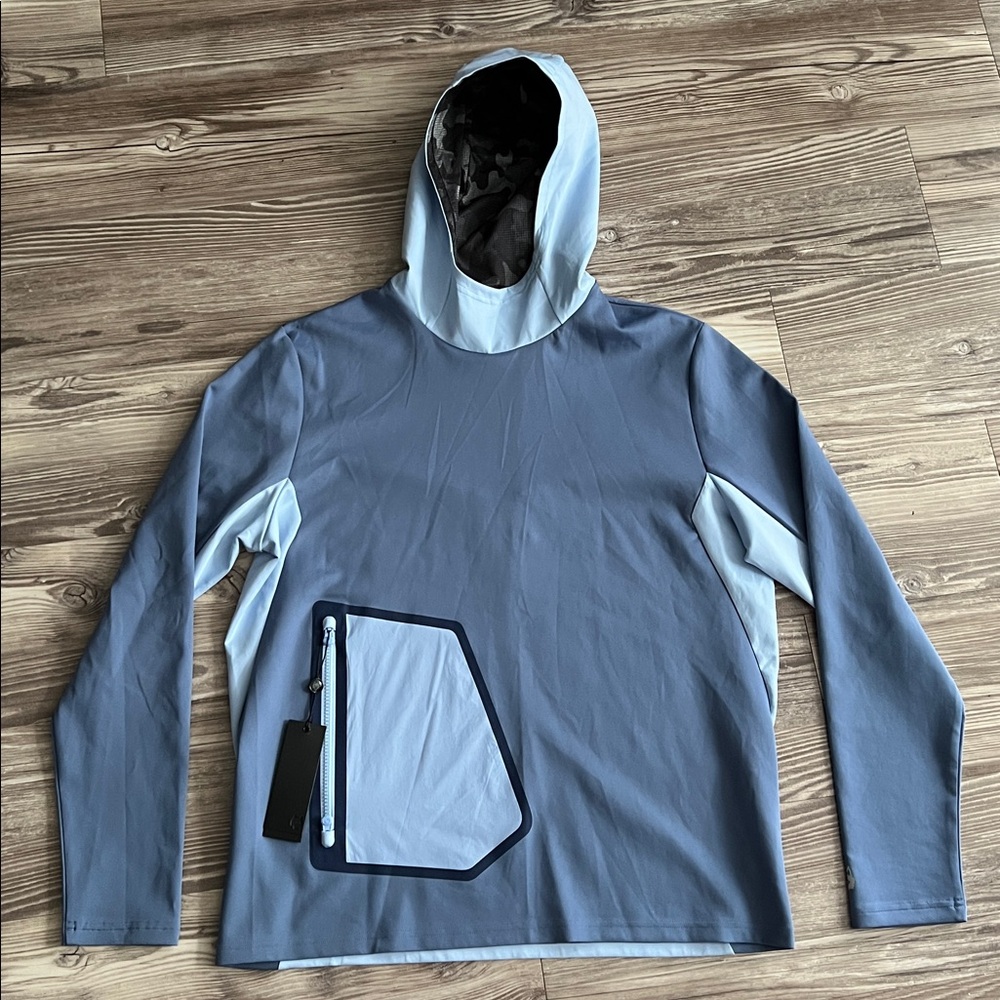 Greyson Color Block Cokato Utility Hoodie Pullover Hoodie Size Large